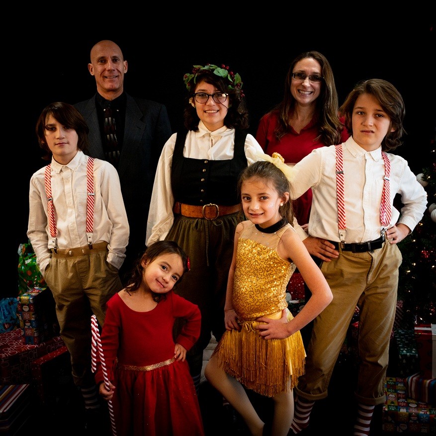 Family Christmas Play photo.