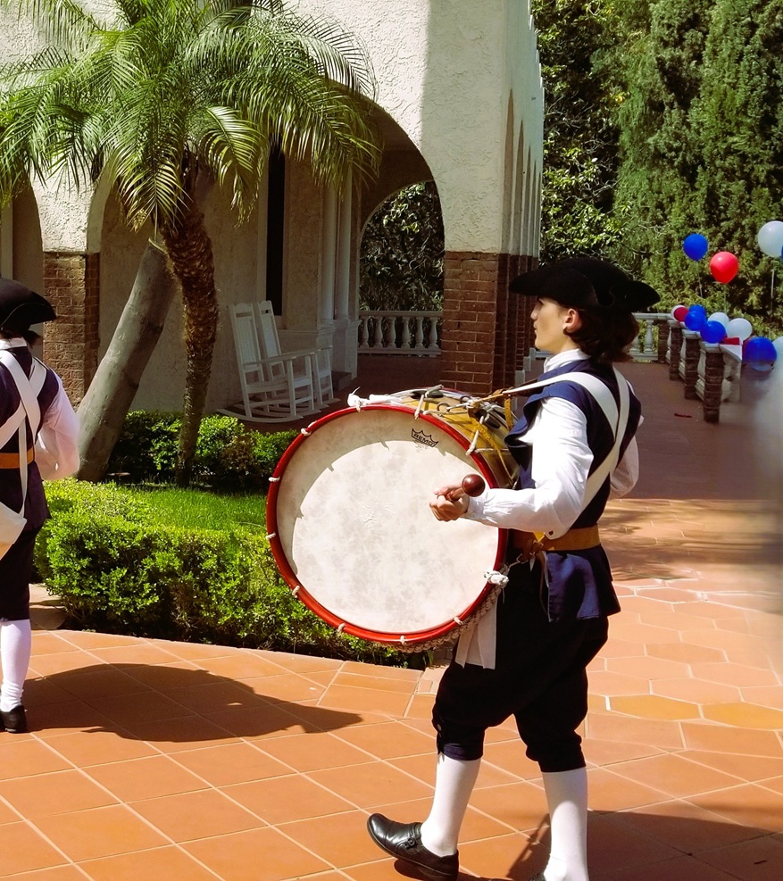 Fifes and drums homeschool performance.